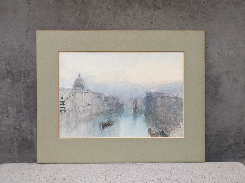 Cityscape Joseph Mallord Turner Venice, Sunset on the Grand Canal Giclee Print