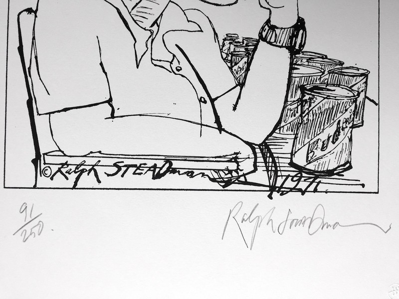 Ralph Steadman - Gonzo "Twisted Meat Artist" - SIGNED Lt Ed Print #91 of 250 gallery