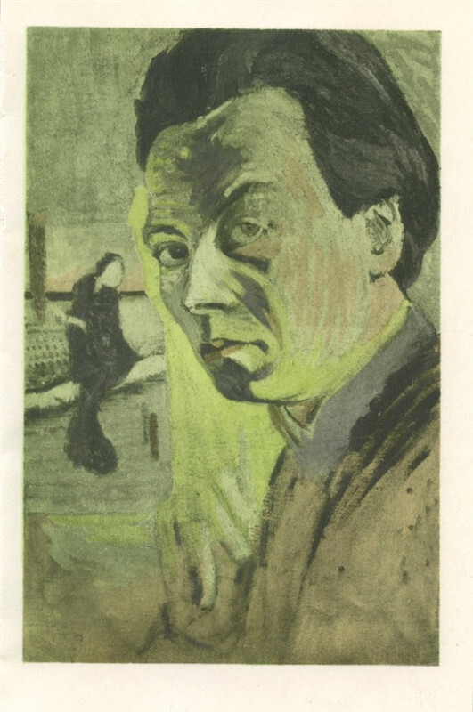 Robert Delaunay «Self Portrait» pochoir