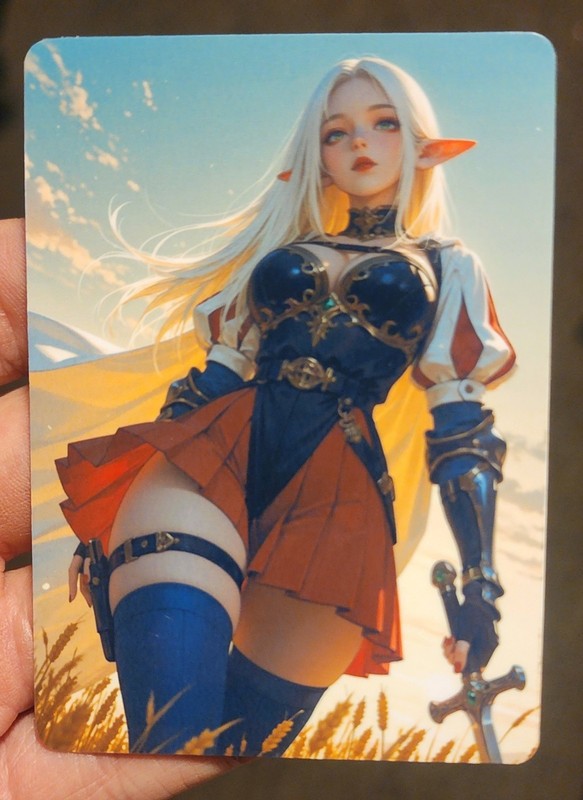 Girl # 405 Goddess Story Full Art Glossy Anime Art Print Card Waifu ACEO
