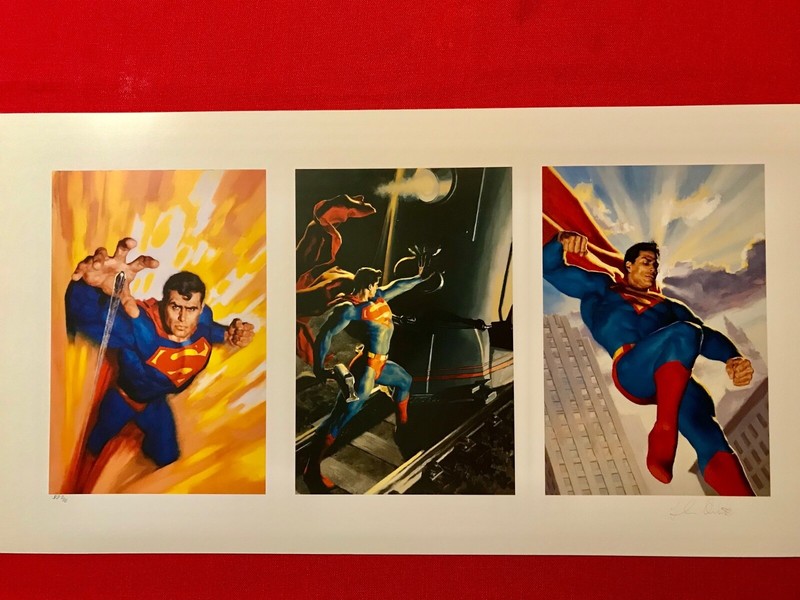 RARE! Glen ORBIK «SUPERMAN -LEGENDS of the DC UNIVERSE» SIGNED & NUMBERED