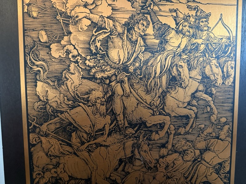 Albrecht Dürer “The Four Horsemen Of The Apocalypse”. Copperplate Engraving gallery
