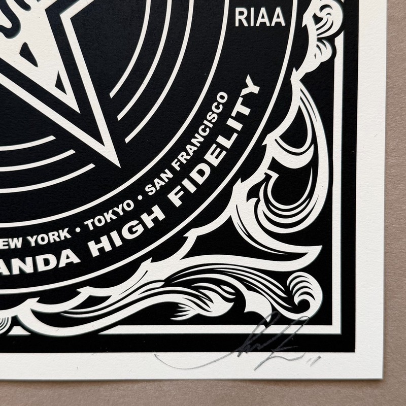 Shepard Fairey Fidelity Propaganda Signed AP Art Print Poster Obey Giant Rare gallery
