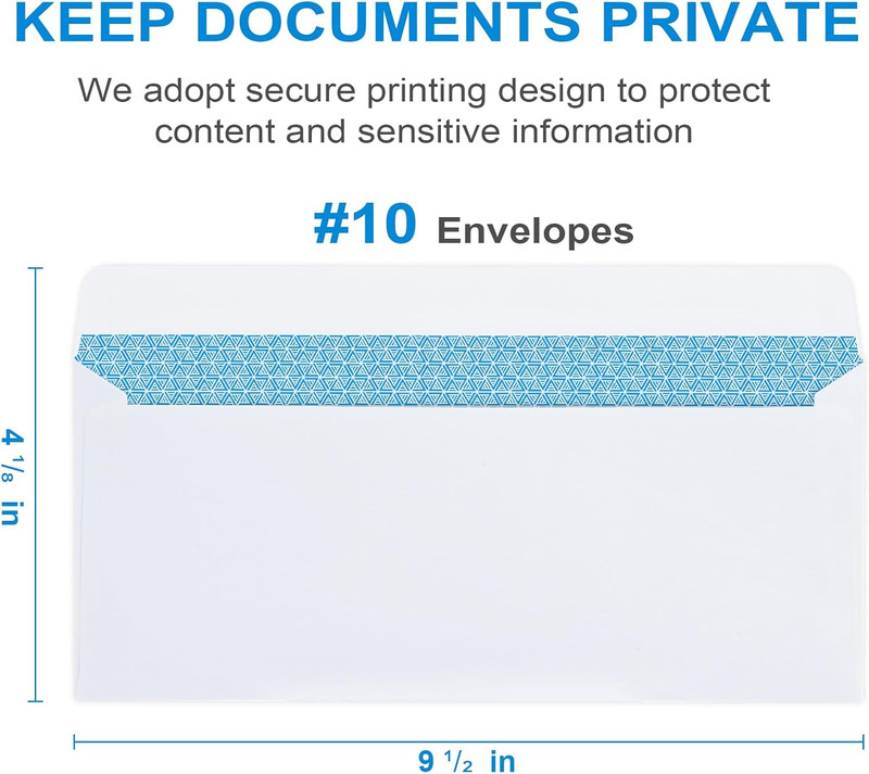 #10 Self-Seal Security-Tinted Business Envelopes for Privacy Documents gallery
