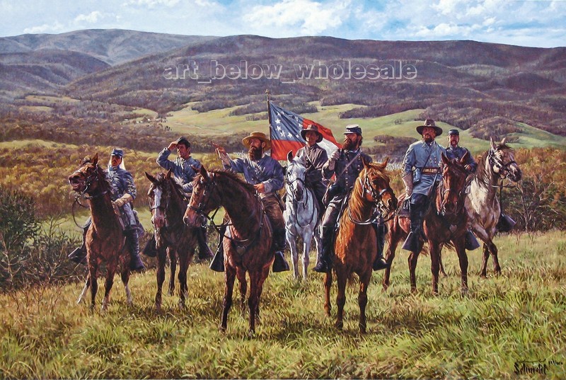 Bradley Schmehl Reconnaissance At McDowell Canvas Civil War Art