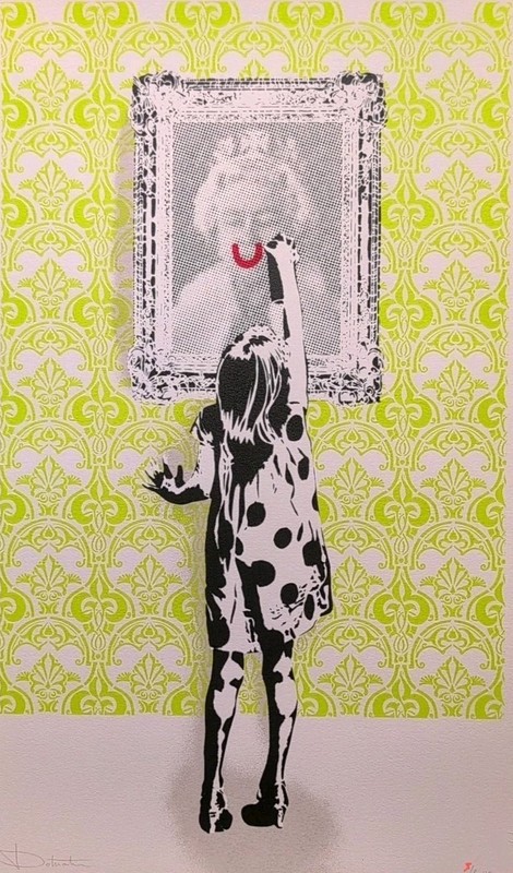 ​Dotmasters – Indigo Gets Up USA Edit – SIGNED Serigraph – RARE Ed. of ONLY 8!