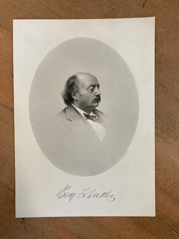 Benjamin Franklin Butler Civil War General Litho Art Print - Perfect for Framing