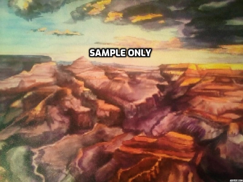 Original Painting Grand Canyon Print