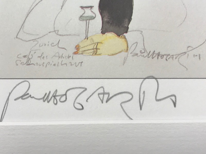 Paul Hogarth RA - Cafe Des Artistes - Artist Signed Limited Edition gallery