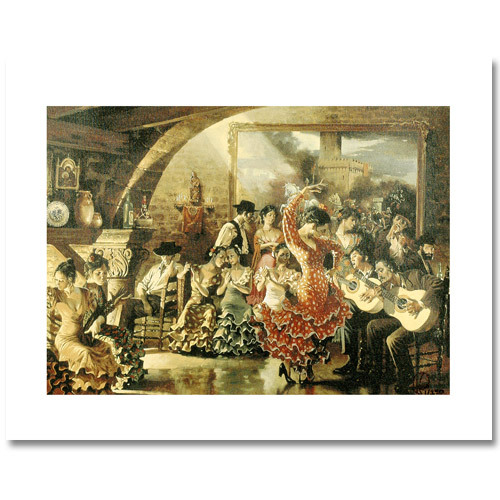 Hava Dancers in Sevilla 1/250 & Santorini Love 25/250 Giclee Canvas was $799