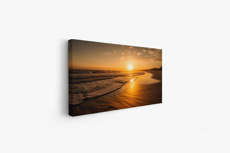 Sea Beach Sunset Landscape Posters Prints Canvas Painting Canvas Wall Art Decor gallery