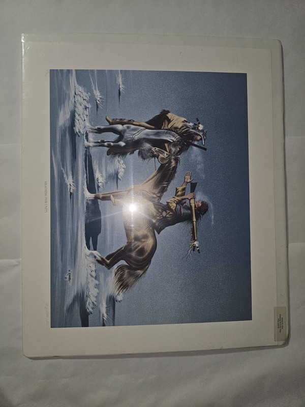 Norris M Chee "Reaching for Unity" Signed Numbered Print 205/400 Native Art gallery