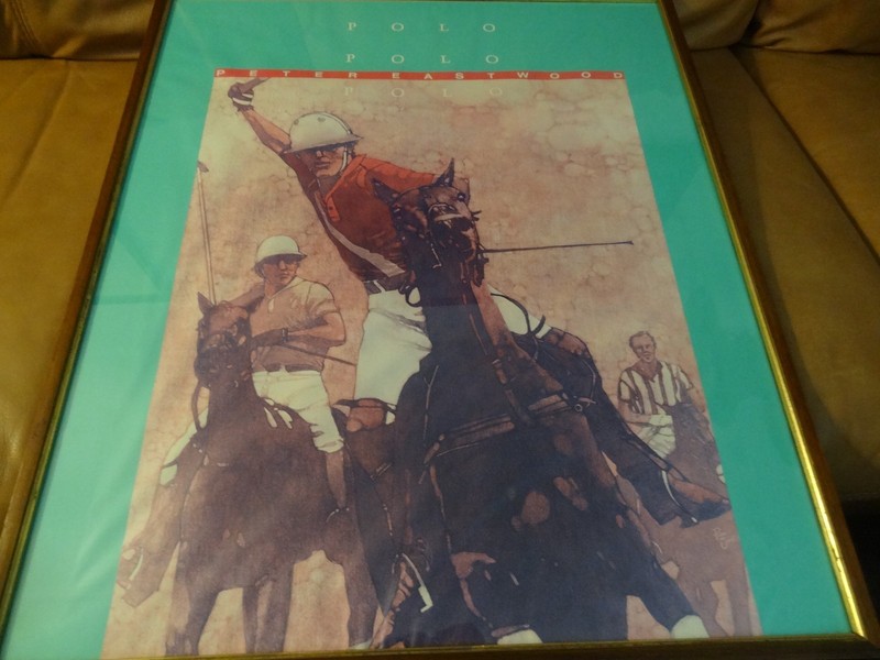 Polo Match Peter Eastwood Framed Poster Glass Covered gallery