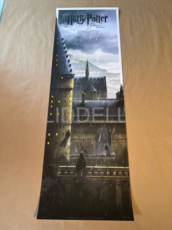 Mondo Style Ben Harman Harry Potter Hogwarts 7 Print AP Set Signed / #d 3 of 5 gallery