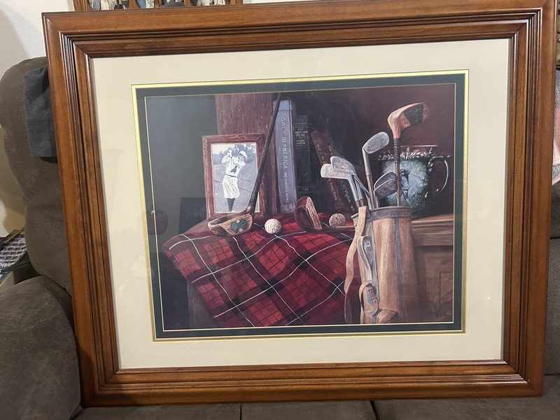 Wall Art Old Friends Golf Print Framed 30″ x 24″ | Renovator’s Supply