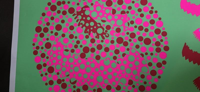 Thomas Ritter Native American Optical Illusion Neon Art Psychedelic Collectible gallery