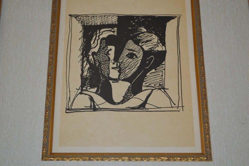 Pablo Picasso ~ Custom Framed "Bust de Femme" Original 1926 LE Lithograph gallery