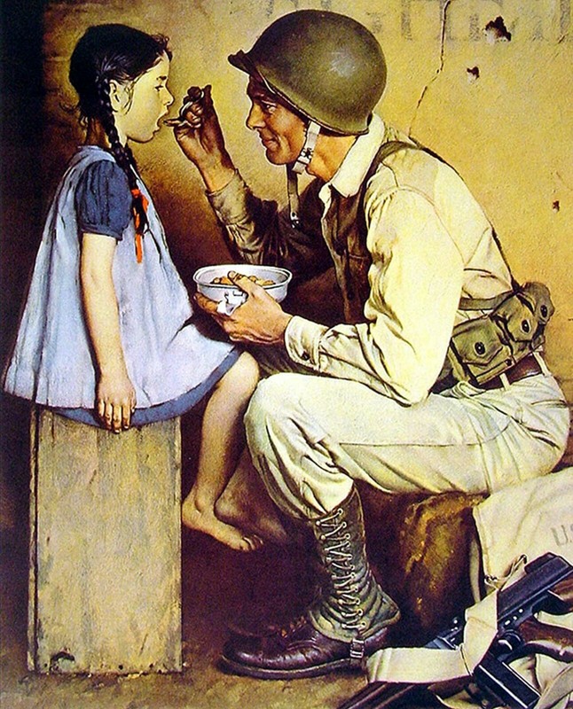 Print – The American Way by Norman Rockwell