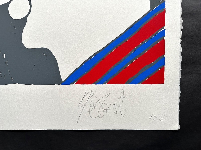 KURT VONNEGUT "Self-Portrait #1" Signed Limited Ed Silkscreen Print #195 of 235 gallery