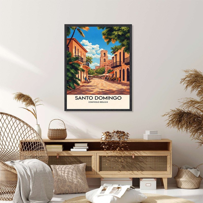 Colonial Town Street Scene Wall Art Canvas Oil Paintings Reproduction gallery