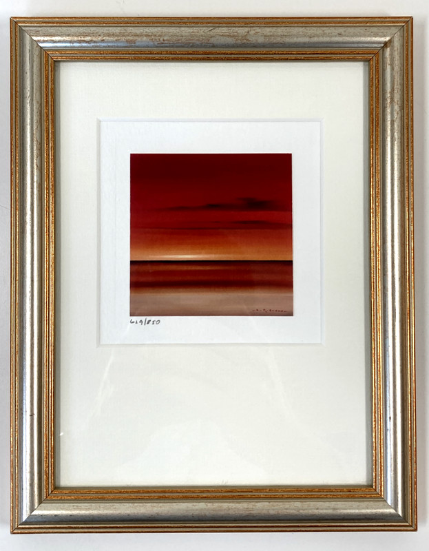 Giclee Print 629/850 Edward Evans Limited Edition Framed Mounted 23.5 x 18.5 cm