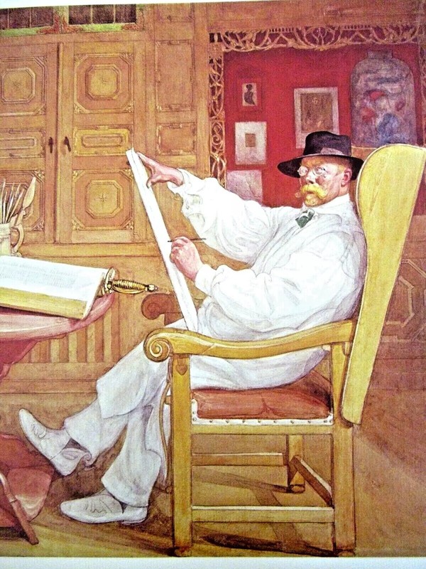 "CARL LARSSON" ~ (16" X 20") ~ *** VINTAGE / ART PRINT *** #7 gallery