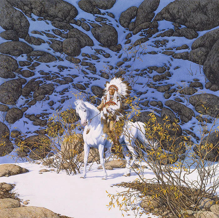 Doolittle Bev. Eagle Heart Signed And Numbered ,Certificate Image Size 16″ x 16″