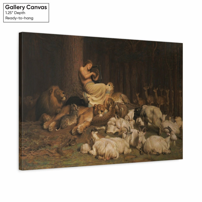 Briton Riviere Apollo Canvas Wall Art Print – Mythology Poster