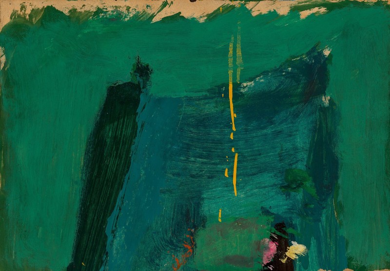 Franz Kline: Black, Green Painting 22x30 Archival Quality Fine Art Print