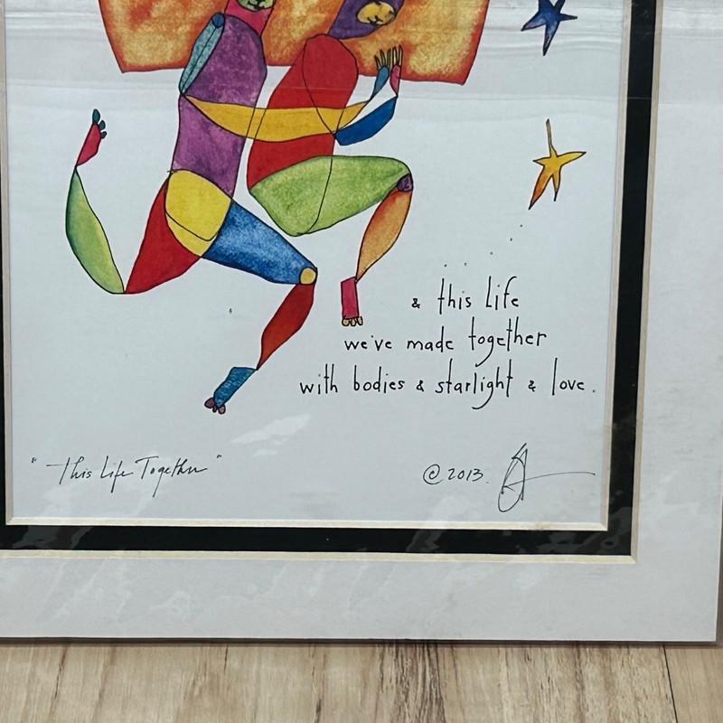 Brian Andreas Story People Matted Art Print This Life Together 2013 gallery