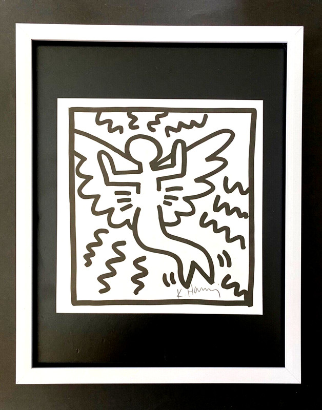 Keith Haring | Vintage Print Signed |Collector Piece Framed