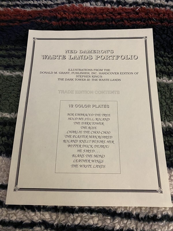 Stephen King’s The Waste Lands Art Portfolio by Ned Dameron