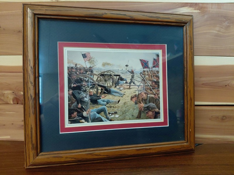 Dale Gallon, Gettysburg, Civil War Framed , The Day Is Ours, Image 6 X 4 1/2,