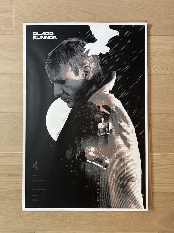 Blade Runner by Grzegorz Domaradzki Gabz Screenprint Poster Limited Edition