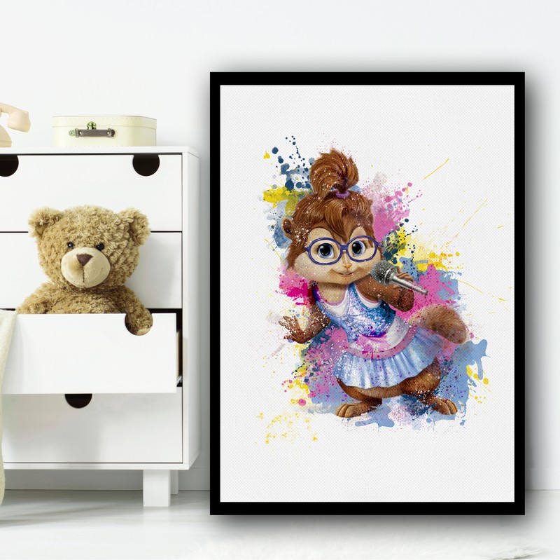 Children’s Kid’s Room Nursery Character Wall Art Print Design 18