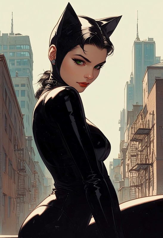 «Catwoman 26» 13×19 Fine Art Print Limited to Only 20 Hand-Numbered Copies