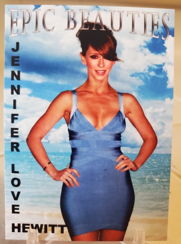 2022 EPIC BEAUTIES JENNIFER LOVE HEWITT Art HOT! Card #8/20 Limited Edition!