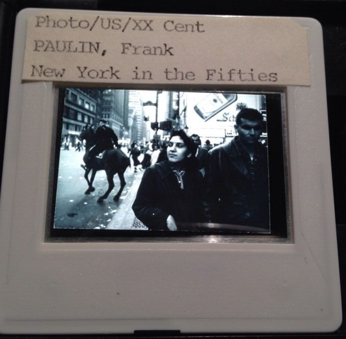 Frank Paulin "New York City In The 50s" 35mm Photography Slide