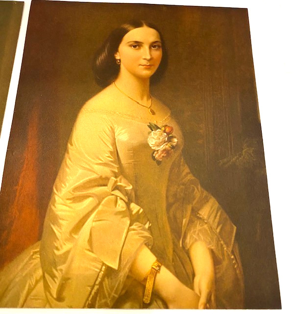 Set-2 Vtg. Women 8" x 10" Prints-Southern Belle & Jenny Lind by German Artists gallery