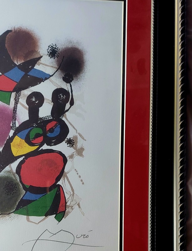 Joan Miro "Volume III" Lithograph Facsimile Signed Limited w/ COA gallery