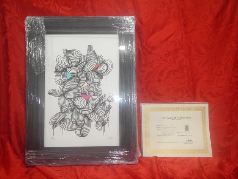 KEF! (Simon Kef) Green Mountains and Silver Clouds – #6, 47 of 200 with COA &