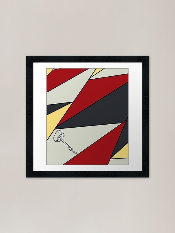 OG Thor – Abstrakt Framed Art Print Framed Wall Art Poster Canvas Print Picture