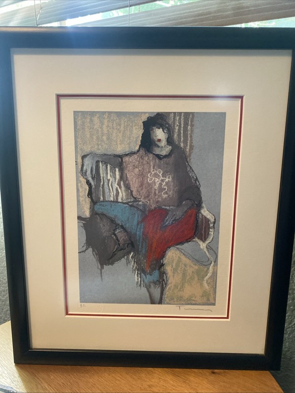 ITZCHAK TARKAY ARTIST PROOF Serigraph Hand Signed Elegance II Framed