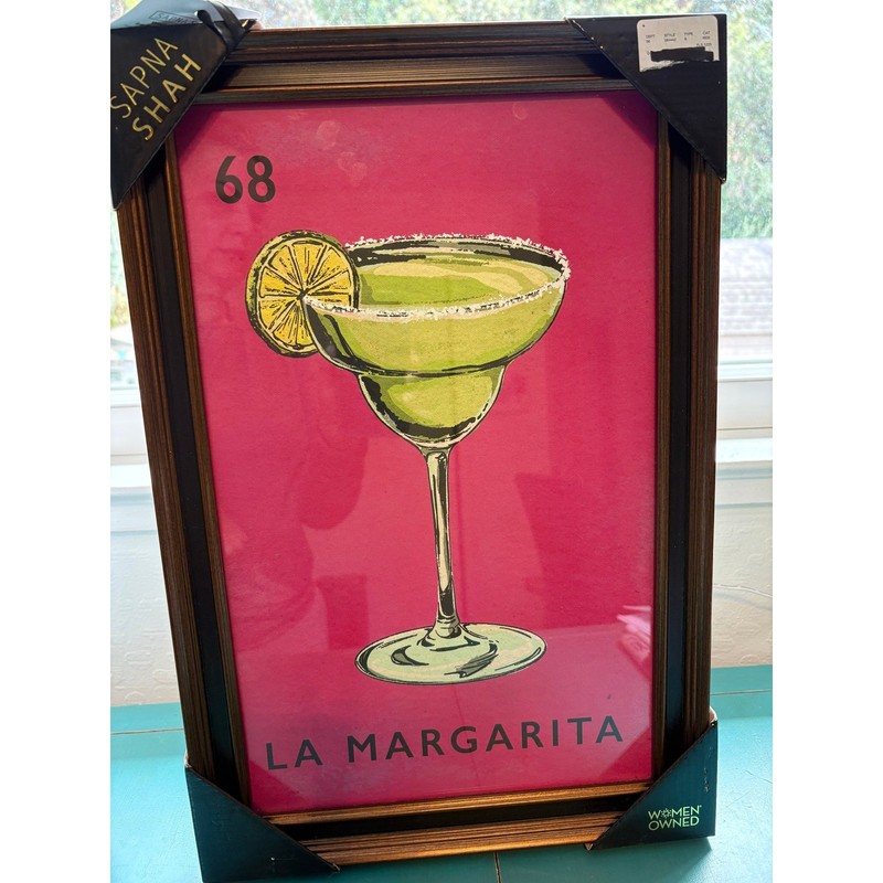 La Margarita #68 Print ~ Wall Art by Sapna Shah 12 X 18 Inches ~ NEW