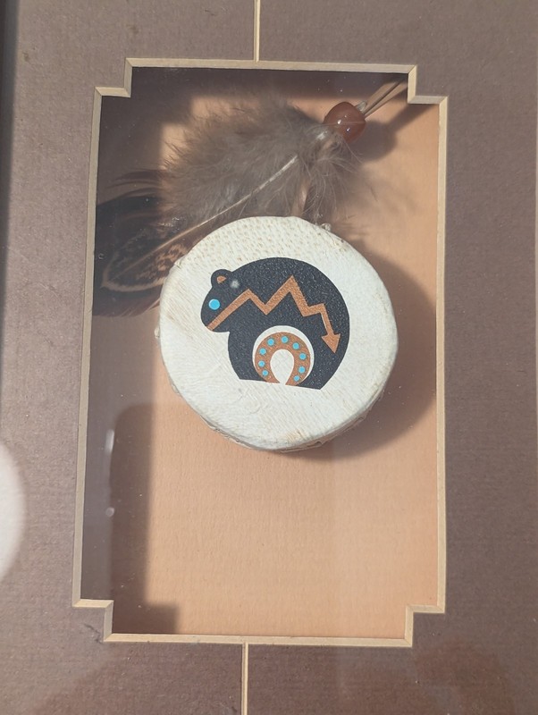 Vtg 1985 Sherirene Burrage, Signed / Numbered, Framed Native American Print. gallery