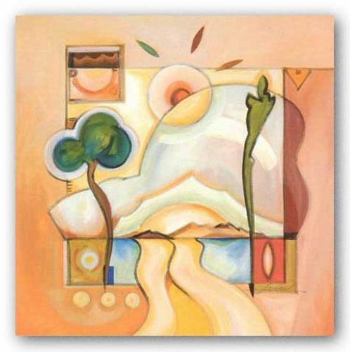 Fun In The Sun IV Alfred Gockel Abstract Art Print 28×28