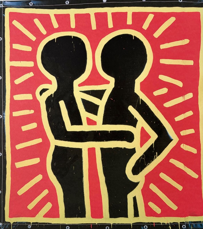 Keith Haring (After) Untitled "Couple" Limited Edition (81/150) Lithograph gallery