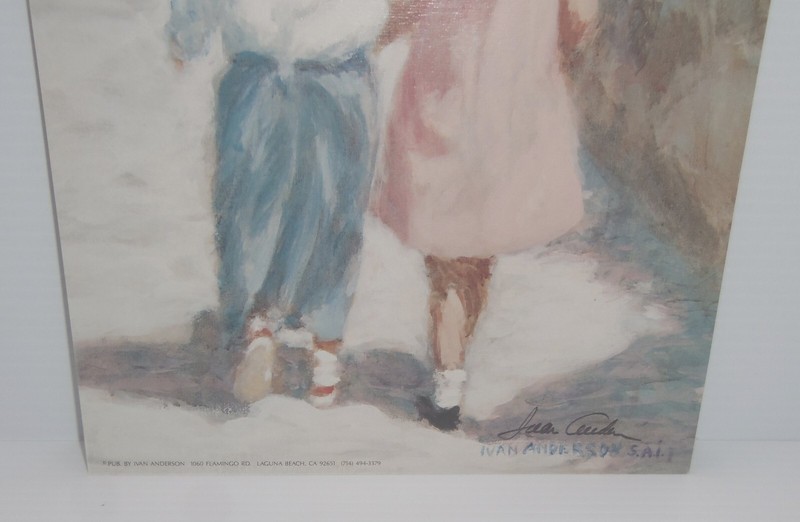 Vintage Rare Signed Print by Ivan Anderson "Secrets" gallery