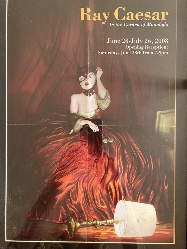 SIGNED Ray Caesar Daybreak In The Garden of Moonlight exhibition 2008 Lowbrow gallery