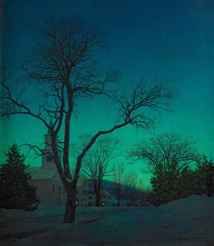 Maxfield Parrish: At Close of Day 22×30 Archival Quality Fine Art Print